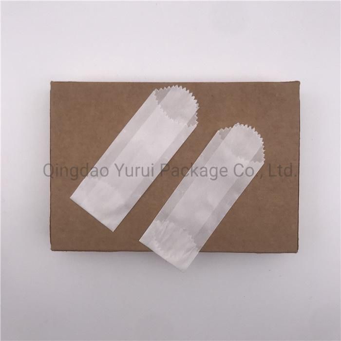 Small White Waxed Glassine Paper Baggies for Pill