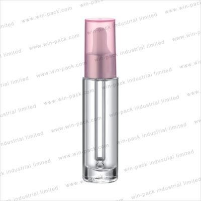 Glass Bottle 15ml 20ml 30ml Thin Tall Container with Rose Gold Color Dropper for Skincare