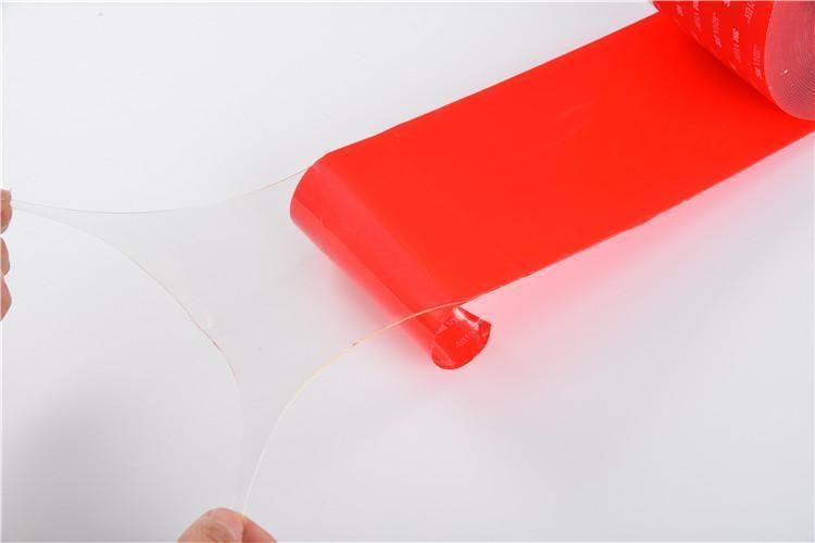 Hot Selling Manufacturer High Quality Free Sample Transparent Acrylic Adhesive Tape with Logo