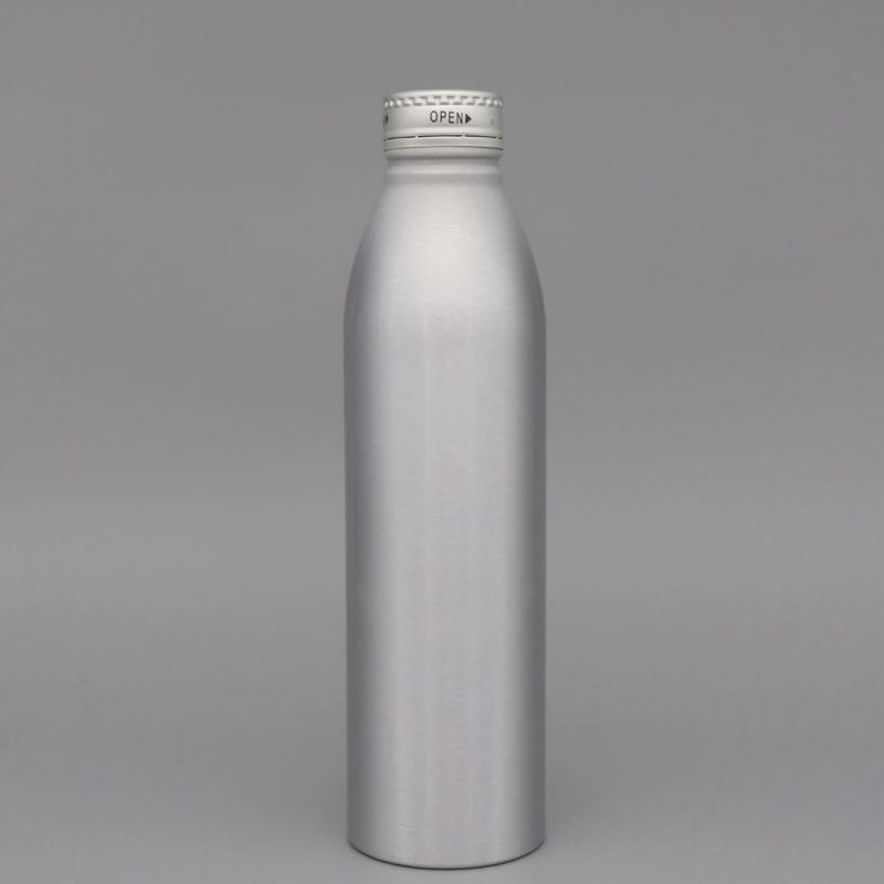 500ml Eco Friendly Disposable Aluminum Water Bottle with Ropp Cap