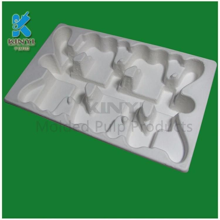 Customized Pulp Paper Mould Packaging Product Insert Tray for Device