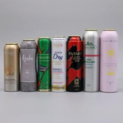 Offset Printing Empty Aluminium Spray Can for Hair Spray