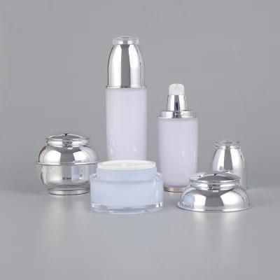 Empty Cosmetic Packaging Plastic Acrylic Airless Pump Cream Jar for Skin Care