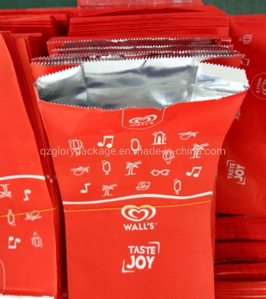 Wholesale Aluminium Foil Paper Bag Sandwich Kebab Chicken Paper Bag