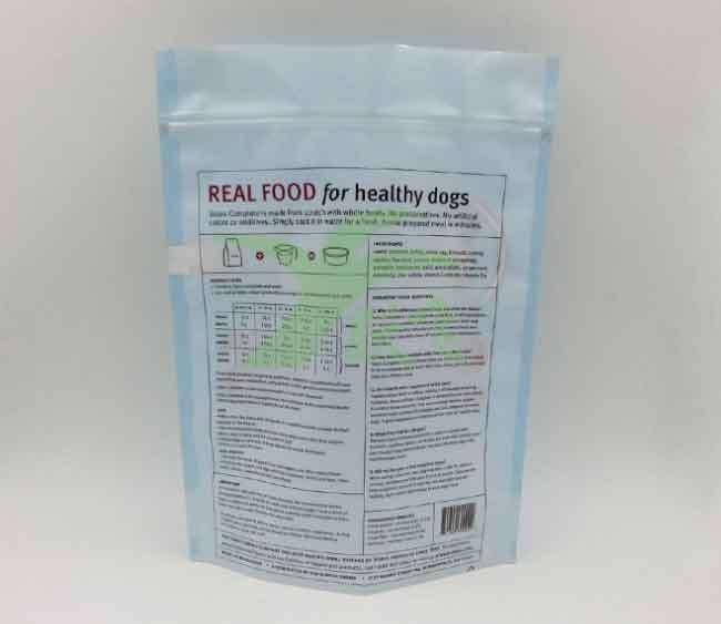 Standing up Laminated Pet Food Packaging Bag