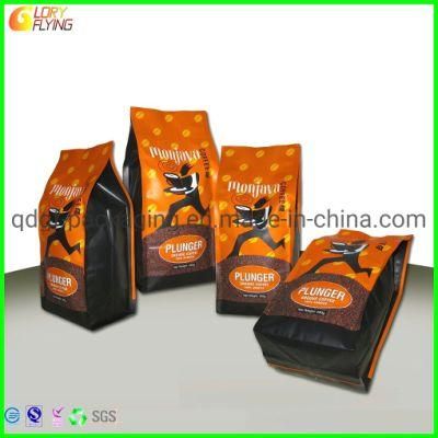 Plastic Bag with Ziplock Coffee Bag Tin Tie Coffee Packaging with Valve