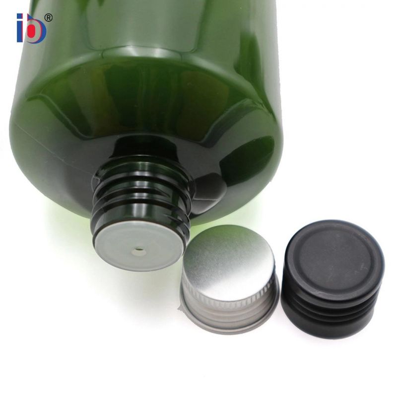 Green Transparent Shower Gel Shampoo Split Bottling Crown Cap Plastic Cosmetic Bottle