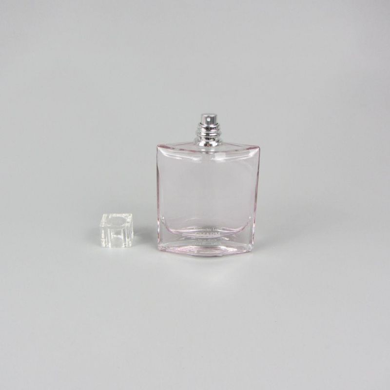 Luxury 100ml Crimp Neck Empty Perfume Glass Bottle