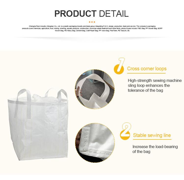 High Quality 1 Ton Tubular Jumbo Bag