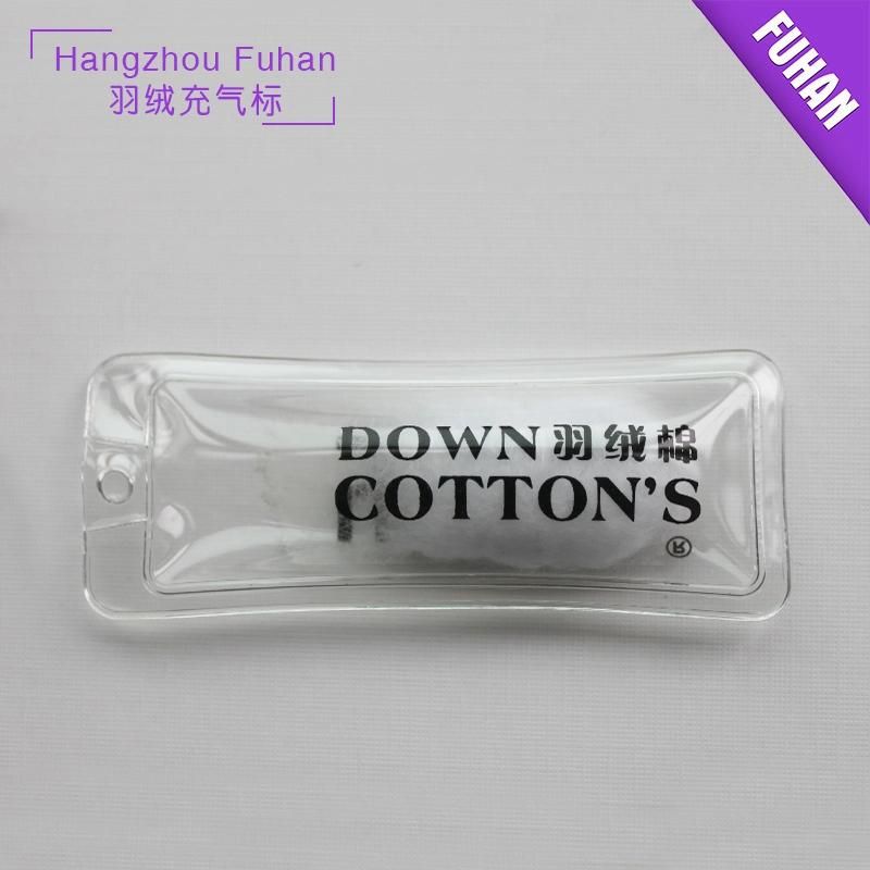 Chinese Inflation Label PVC Down Tag