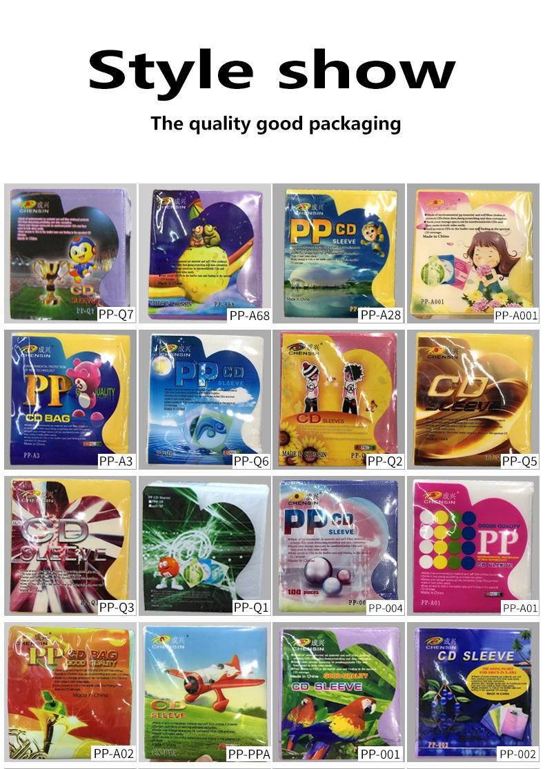 PP-A01 CD Case 2 PCS DVD Disc Plastic Sleeve