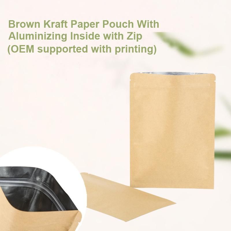 Food Graded Wrapping Paper Bag for Standing up Package