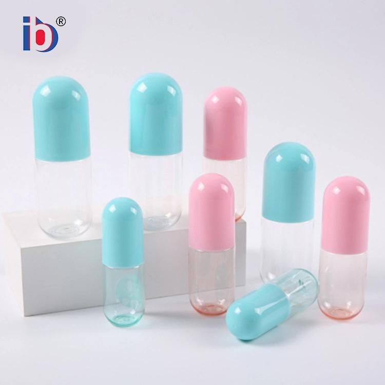 Kaixin Plastic Toner Lotion Transparent Capsule Shape Cosmetic Watering Bottle Ib-B108 with High Quality