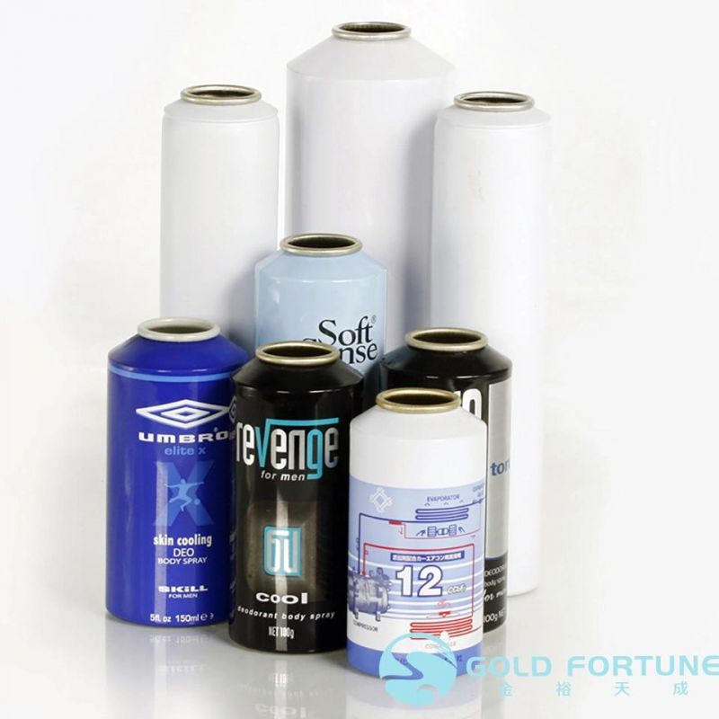 OEM Diameter 22mm-66mm Aluminum Aerosol Cans