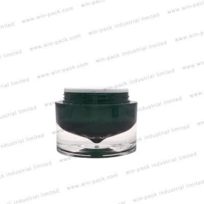 20g Transparent Acrylic Cream Jar with Round Shape