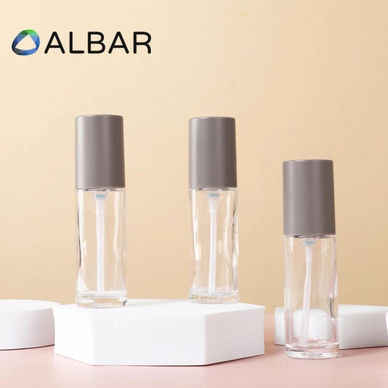 Clear Glass Cosmetic Skin Care Packing Bottles for Serum Lotion Essence Oil