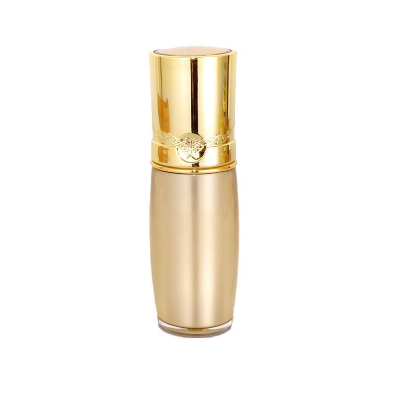 30ml Gold Lotion Pump Bottle for Skin Care