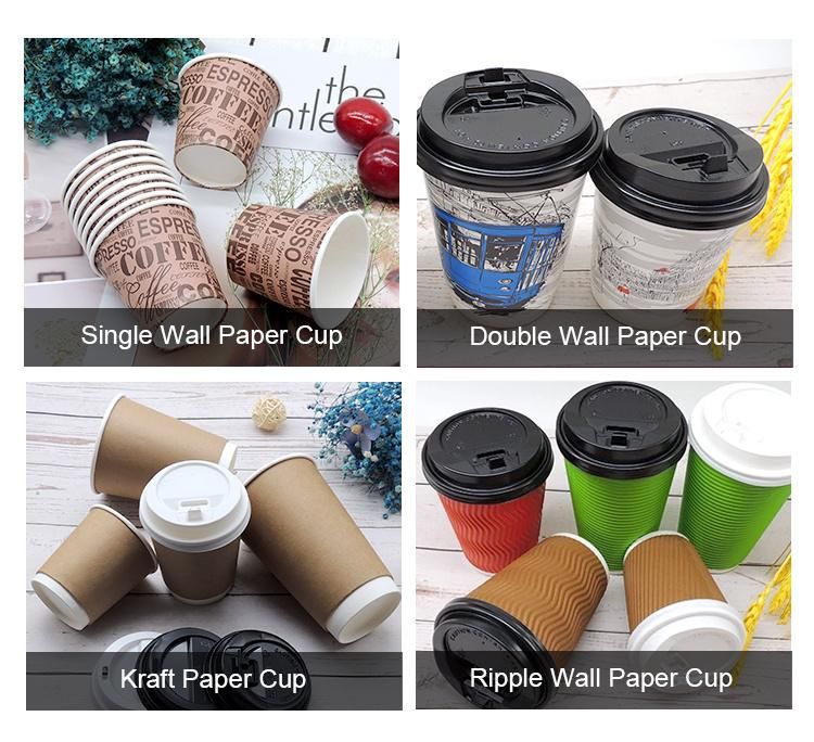 Cold Juice Paper Cup Disposable Paper Cups with Lid