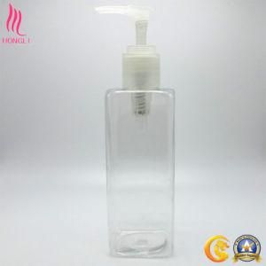 Empty Cosmetic Refillable Plastic Pet Bottles with Dispenser for Shampoo