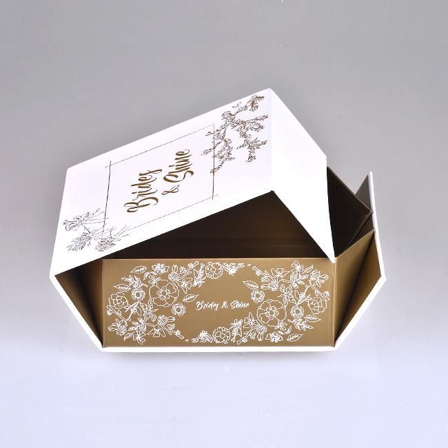 Full Color Printing Foldable Paper Flat Pack Gift Box