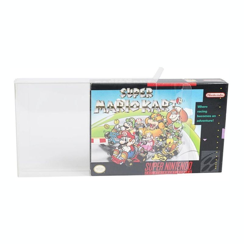 Clear Playing Card Cartridge Box Video Game Case Protector