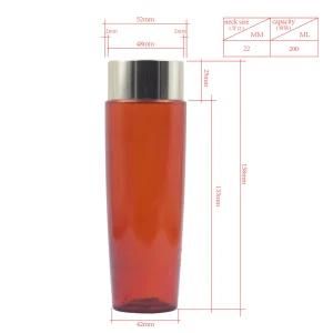 200ml Plastic Cosmetic Packaging Customized Lotion Bottle