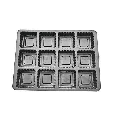 12 Cavity Food Grade Thermoformed Plastic Blister Chocolate Tray