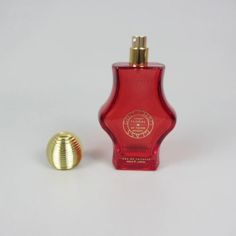 Thick Bottom Spray Glass Perfume Bottles with Crimp Neck