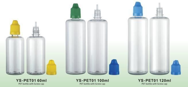 100ml China Pet Water Cosmetic Custom Dropper Spray E-Juice Packaging Bottle with Tamperptoof Screw Cap Manufacturers