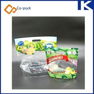 Plastic Laminated Salad Bag with Transparent Window