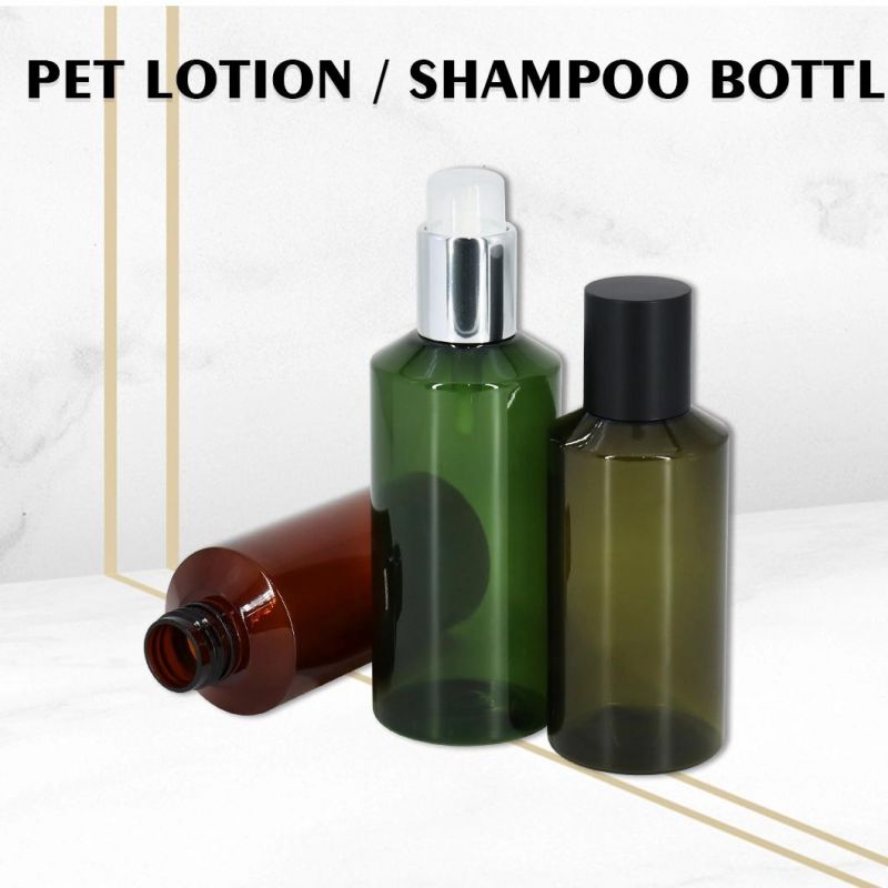 Eco-Friendly Pet Plastic Sample Shampoo Spray Bottle with Customized Logo Printing