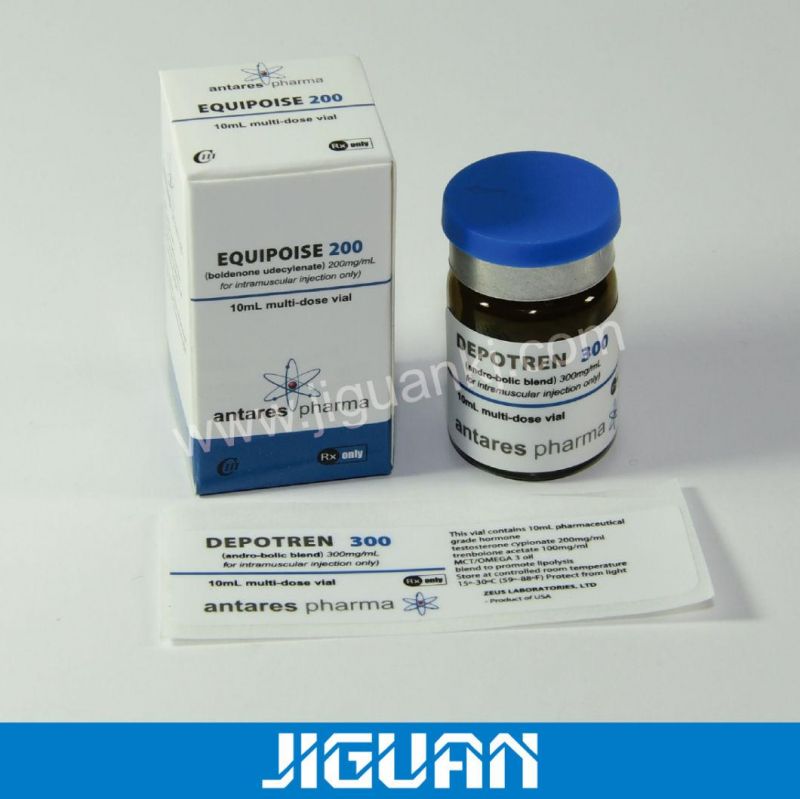 Pharmaceuticals Use Bottle Paper Box Vial Box Packaging