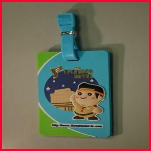 Promotional Travel Durable Cool Soft PVC Luggage Tag (bxpvc00)