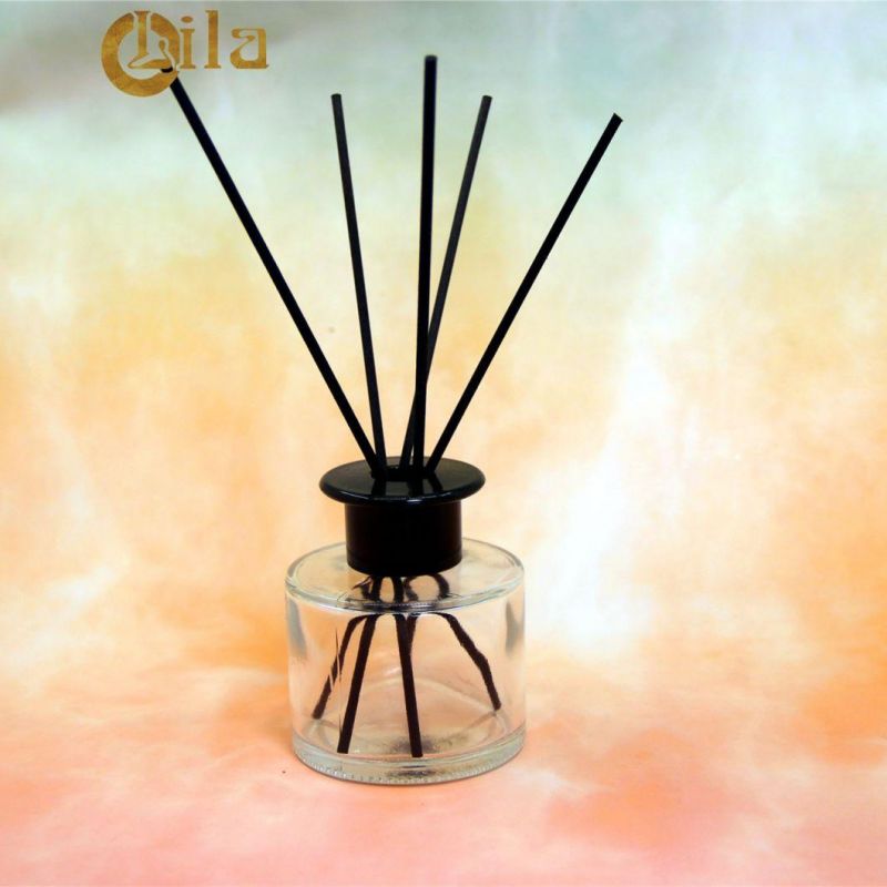 OEM Rubber Stopper 100ml Fragrance Glass Bottle Diffuser Supplier Aromatherapy Bottles with Reed