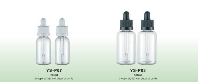 30ml 18/410 Dropper with Red Amber Glass Bottle Jar of Packaging Oil Water Perfume Cosmetic Medicine Juice