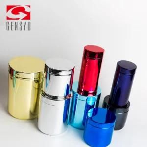 63mm 89mm High Quality Colorful Chromed Plastic Bottle