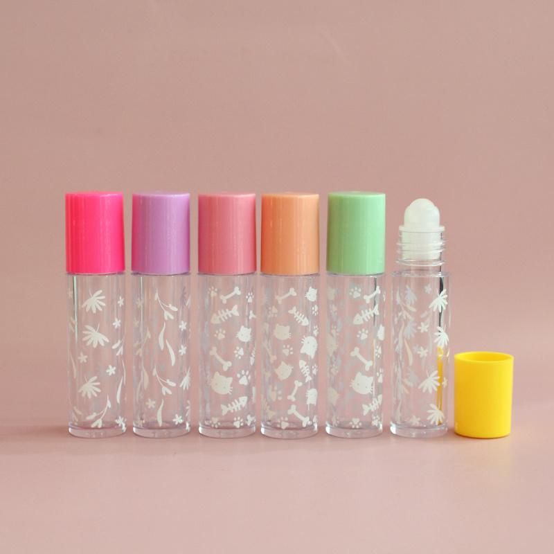 4ml Empty Round Shape Clear Roll on Lipgloss Tube