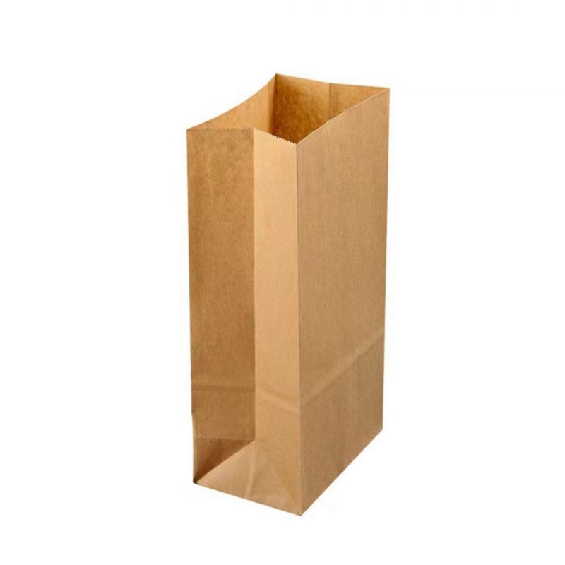 Food Packaging Bag Square Paper Bag for Fried Chicken Block/Compost Bag