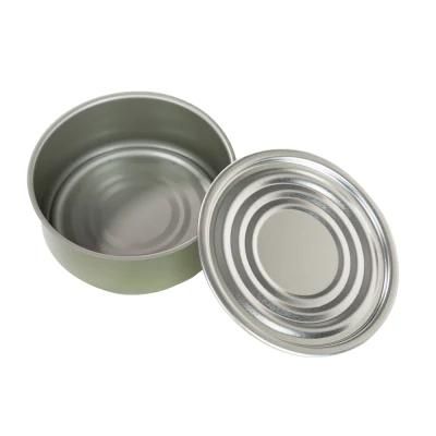 Tuna Fish Tin Can Empty Tinplate Can with Easy Open Lid for Food Canning Metal Can