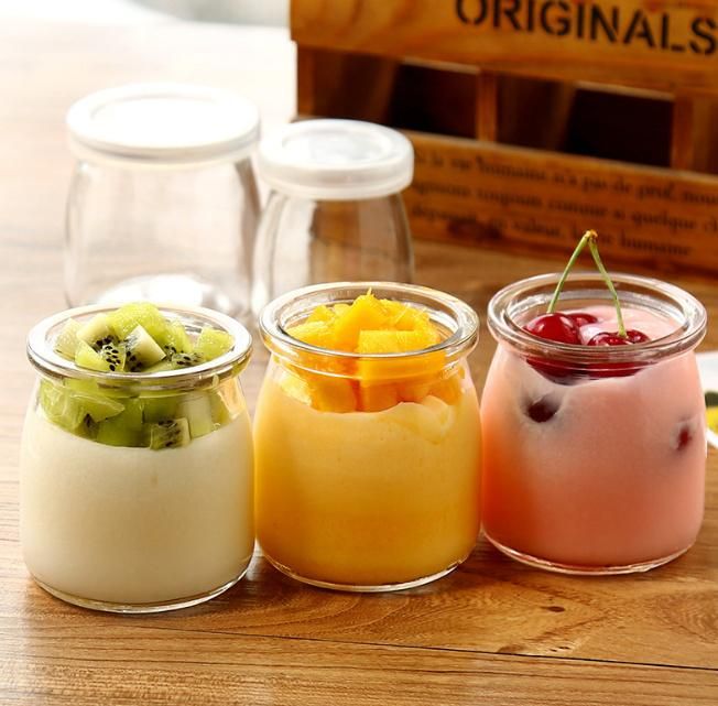 100ml 200ml 150ml Glass Pudding Bottle &Dessert Cup