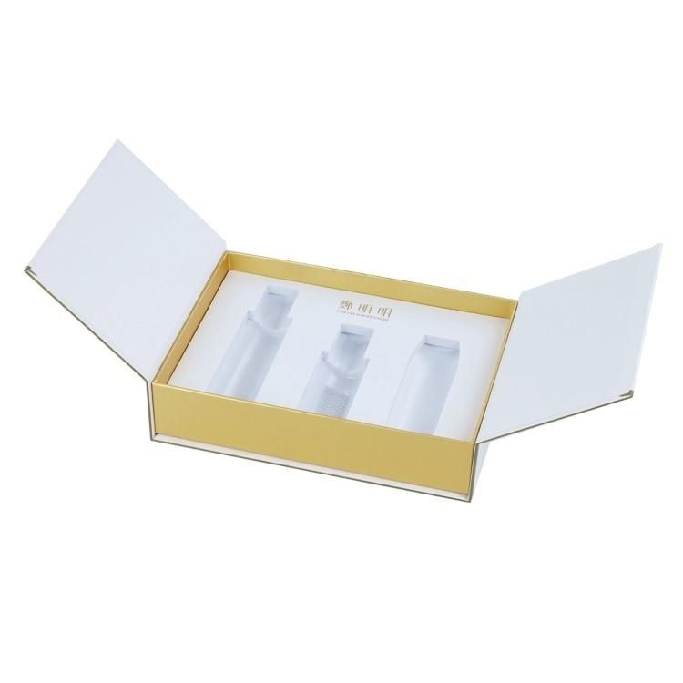 Cmyk Hardcover Double Open Gift Box, Luxury Custom Dressup Skin Care Product Gift Box for Women