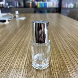 Cosmetic Packaging Essential Oil Pressure Pump Perfume Bottle Cover Dropper Bottle Glass Bottle 30ml