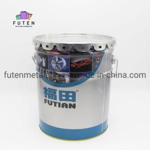 Wholesale Grease Bucket 20L Internal Varnish Metal Drum Oil Tin Barrel