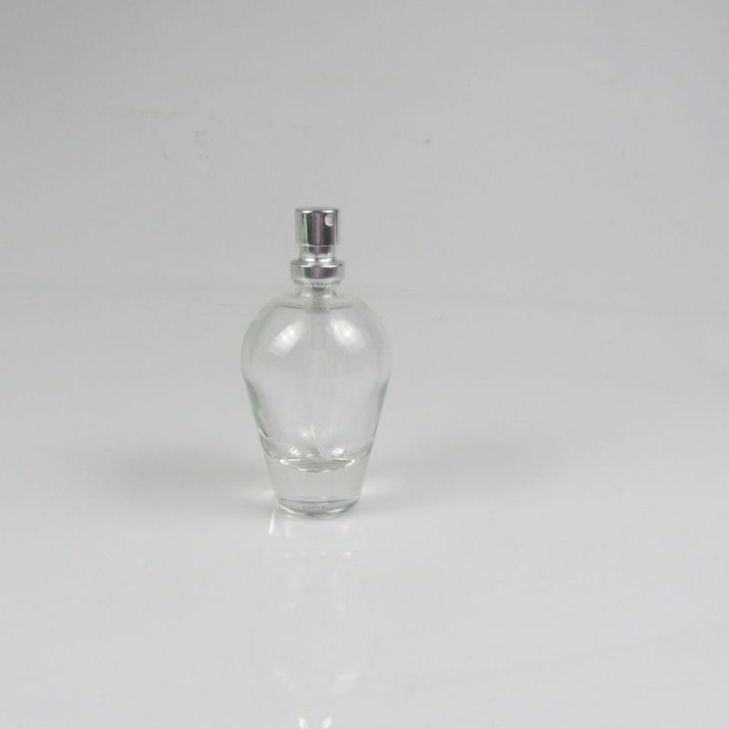 Clear 35ml Fragrance Oil Glass Perfume Bottle with Spray Pump