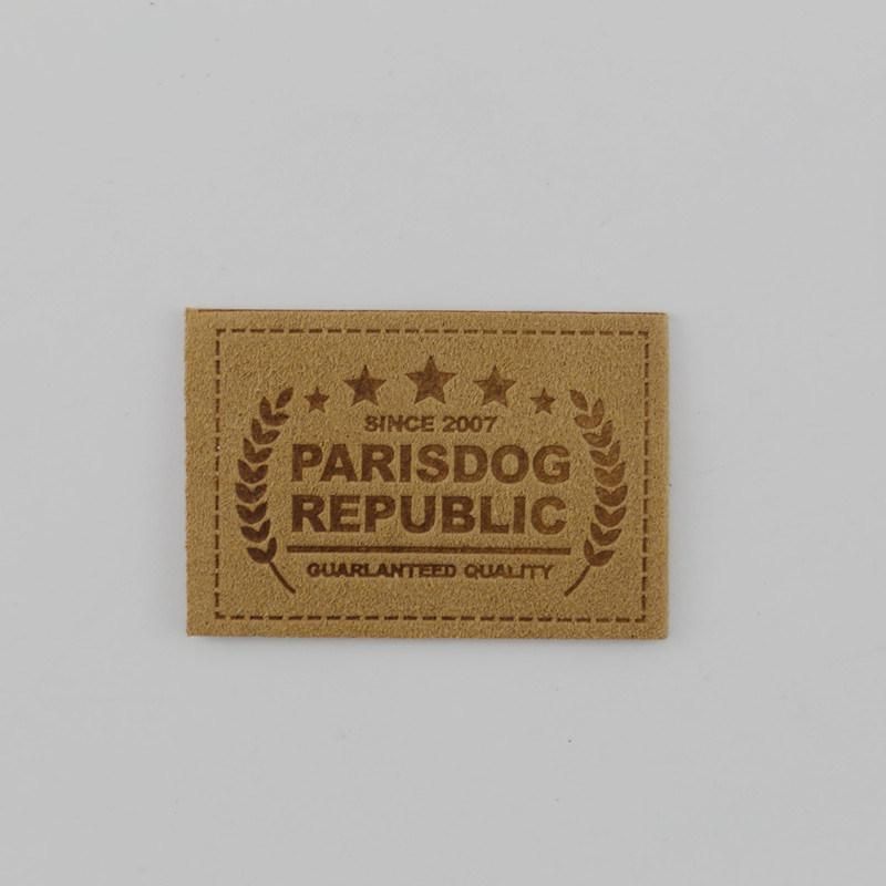 National Rough Matte Surface Hand Sew-on Jeans Leather PU Patch