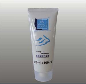 Bright White Cosmetic Plastic Tube with Screw Cap