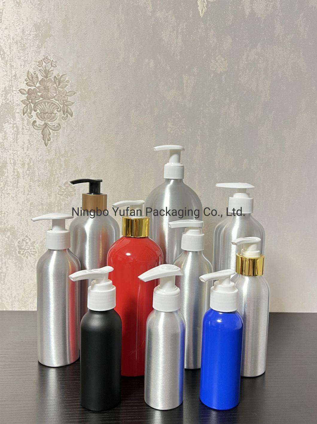 Natural Aluminum Bottle with Bamboo Lotion and Spray Pump
