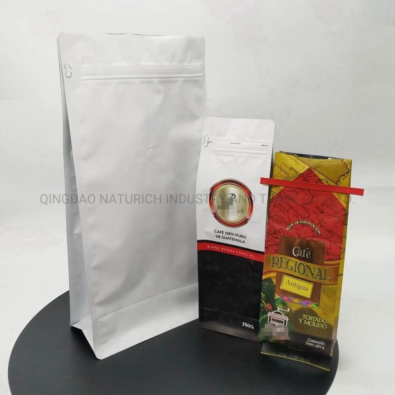 Aluminum Foil Food Paper Bag Kraft Paper Pouches with Zipper Stand up Zipper Bag Black Color Bag