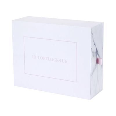 Luxury White Marble Print Gift Packaging Box