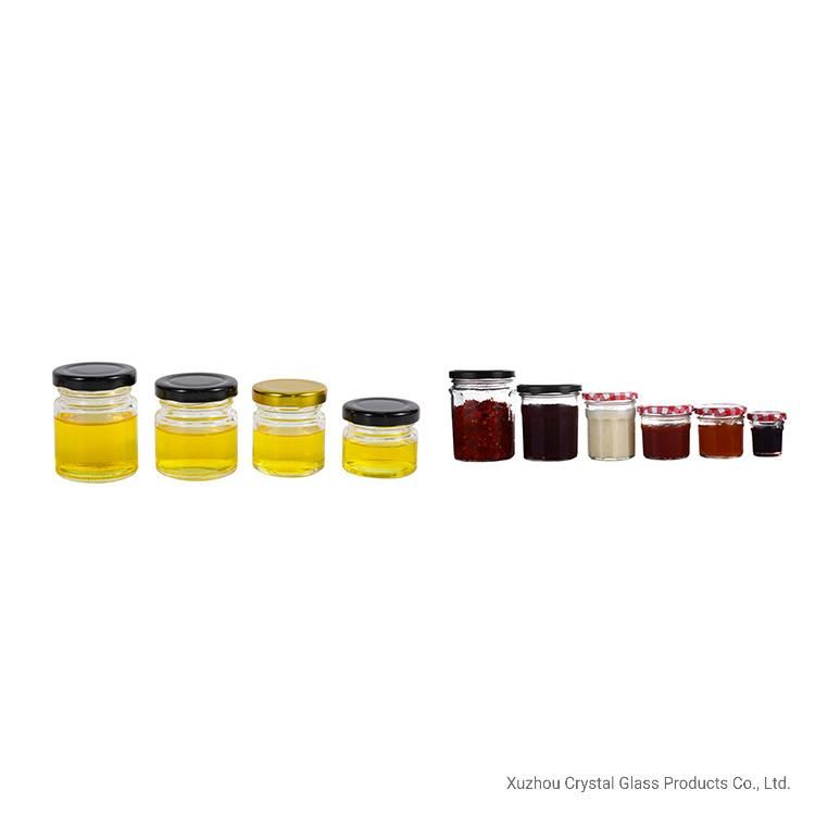 280ml 380ml 500ml Square Jam Honey Food Storage Glass Jar Glass Container